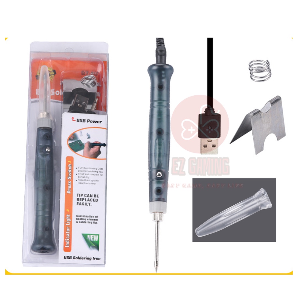 Máy hàn điện tử USB 5V ,mỏ hàn điện tử USB 5V cổng USB nhỏ gọn dùng nguồn 5V-2A , tính di động cao