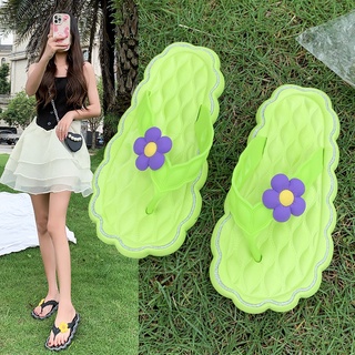 Dép Xỏ Ngón Màu Xanh Lá Dễ Thương Chất Lượng Cao Thời Trang Cho Nữ
