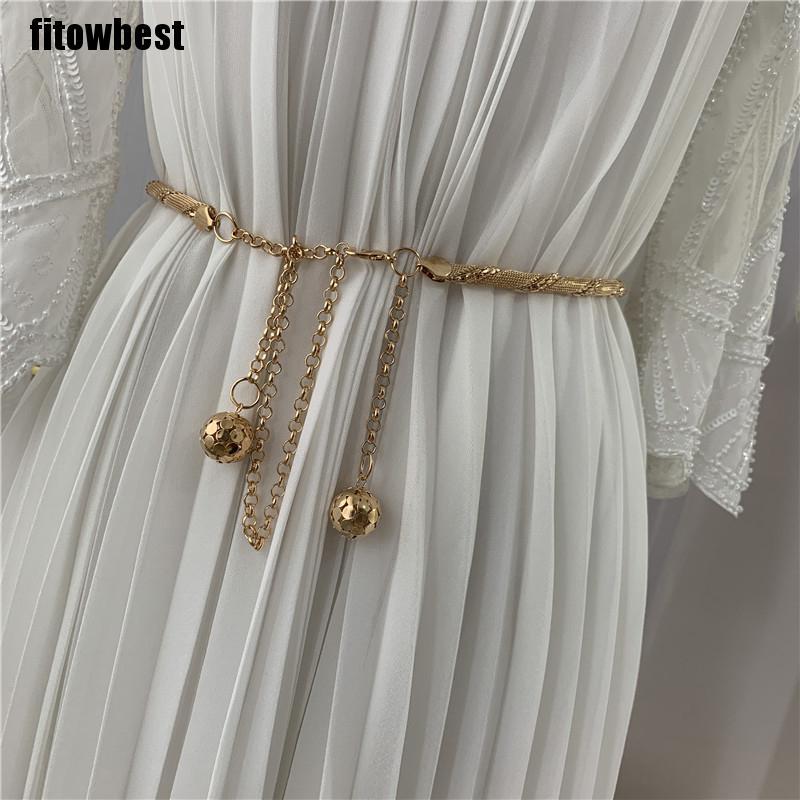Thắt lưng kim loại thời trang dành cho nữ