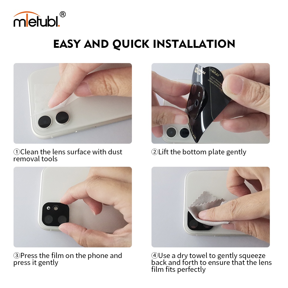 Kính cường lực Camera cho Xiaomi Redmi Note 9 9S 9 10 10S 10T 11 11S 11T Pro 11 Lite  độ cứng 9H màu đen