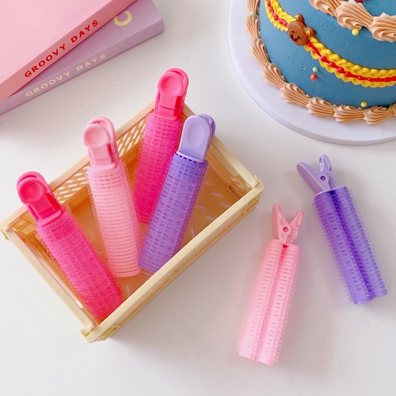 🌸Kẹp phồng chân tóc tự dính, uốn mái thưa Hàn Quốc🌸