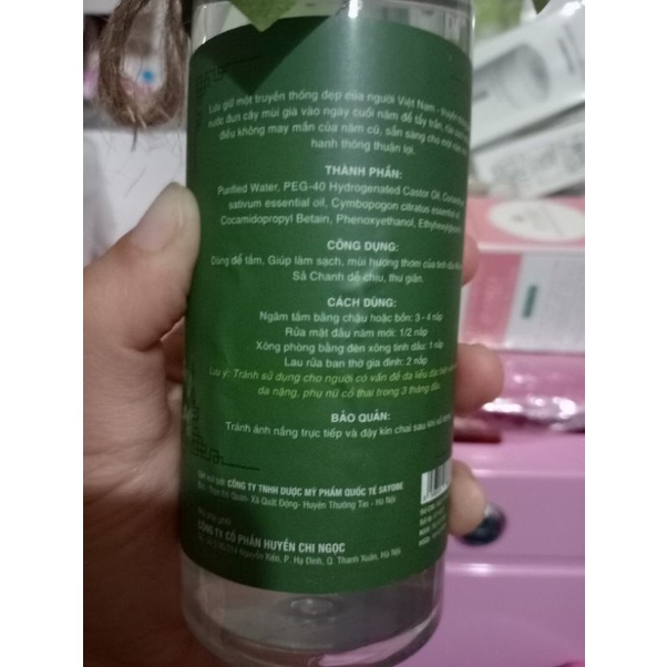 Nước mùi già  tắm giao thừa xông phòng thanh lọc không khí tiêu diệt côn trùng
