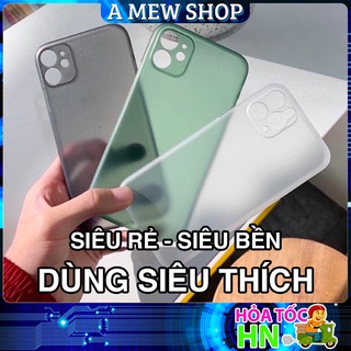 Ốp Lưng Ip Siêu Mỏng Ôm Sát Điện Thoại, Nhựa Lụa Nhám Chống Vân Tay, Bảo Vệ Camera 6/6plus/6s/6splus/7/7plus/8/8plus