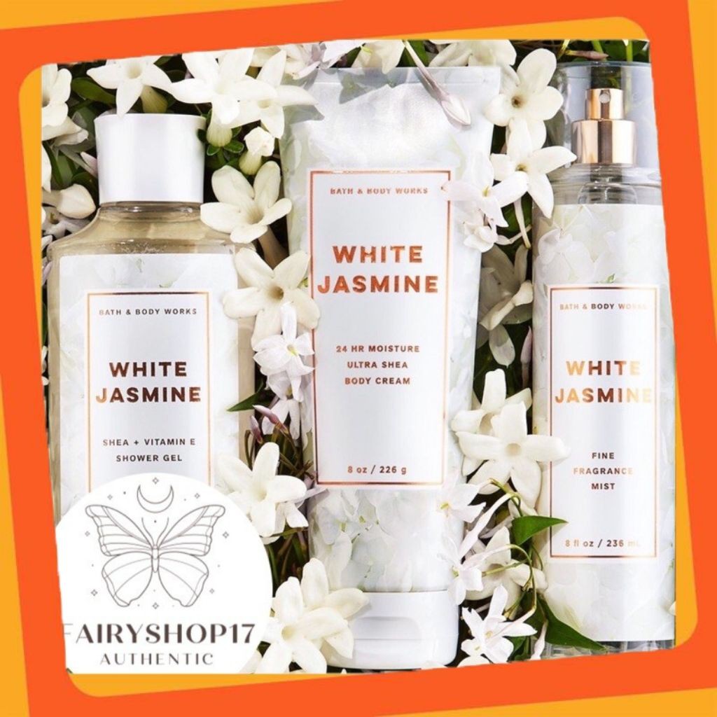 Xịt thơm toàn thân White Jasmine -  Bath & Body Works (30ml-50ml-100ml) 💘Chính Hãng💘