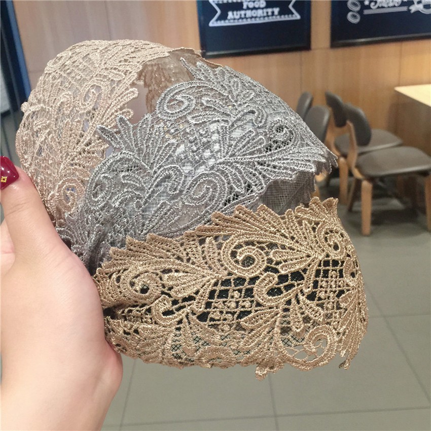 Băng Đô Ren Cài Tóc Phong Cách Retro Thanh Lịch Cho Nữ