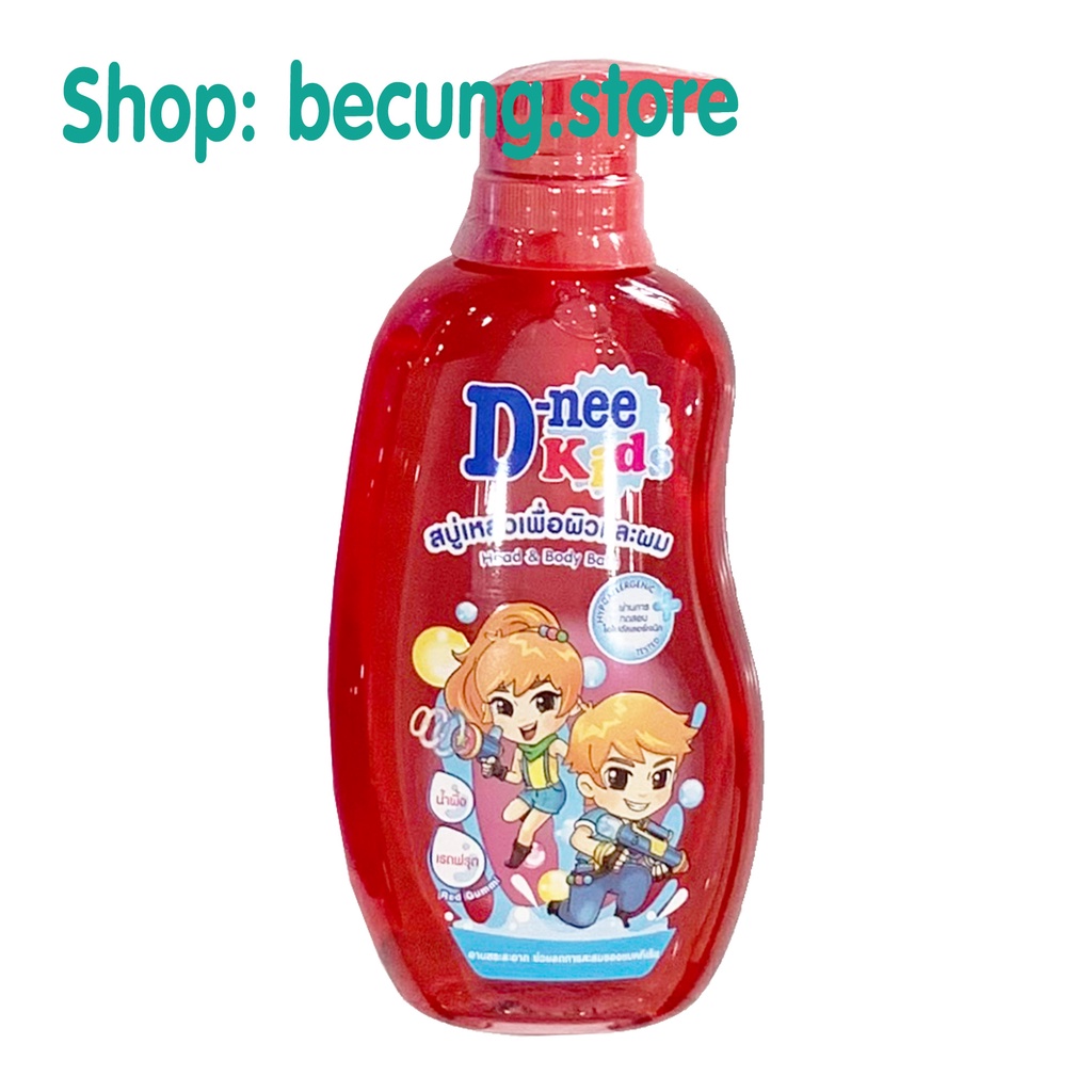 Sữa tắm gội Dnee kids 400ml Thái Lan, cho bé trên 3 tuổi