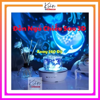Đèn Ngủ Chiếu Sao 3D Với 6 Chế Độ Hoạ Tiết - Tự Xoay 360 Độ [Hot Sale]