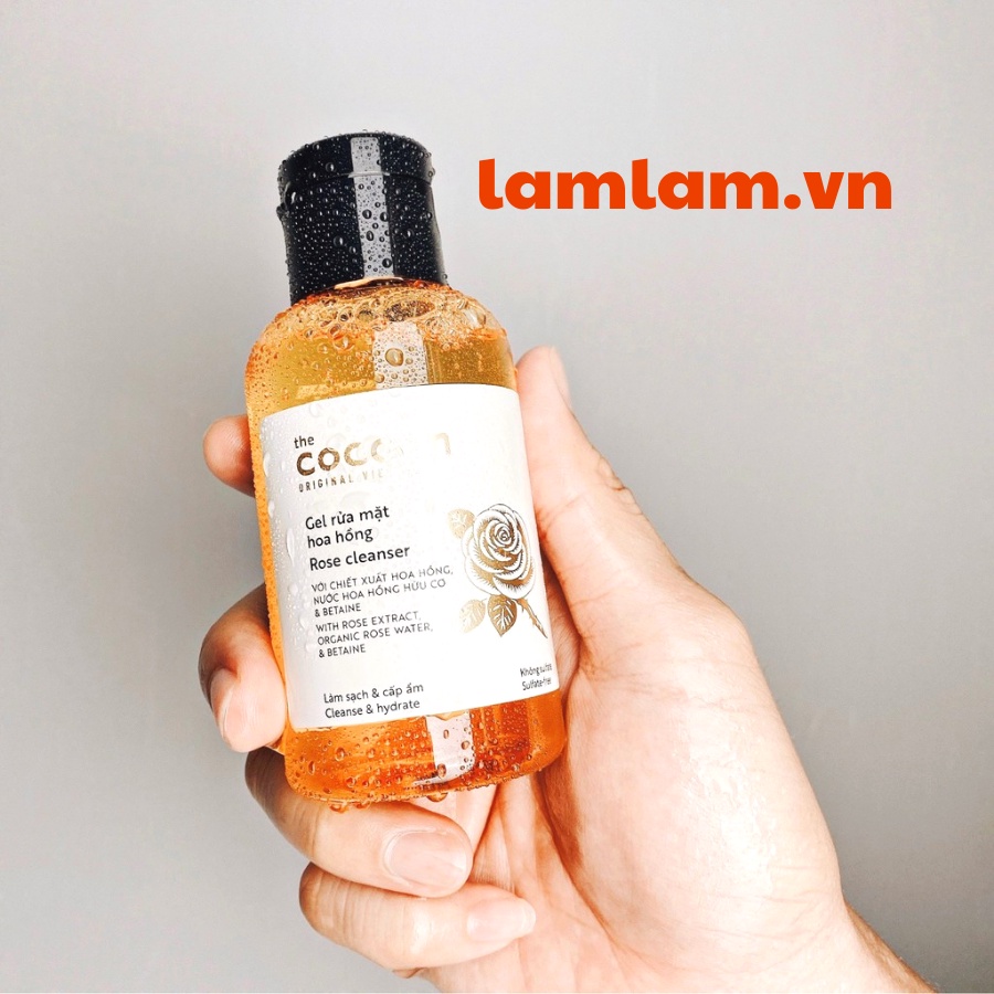 Dầu tẩy trang hoa hồng Cocoon Rose Cleansing Oil 140ml làm sạch sâu và dưỡng ẩm