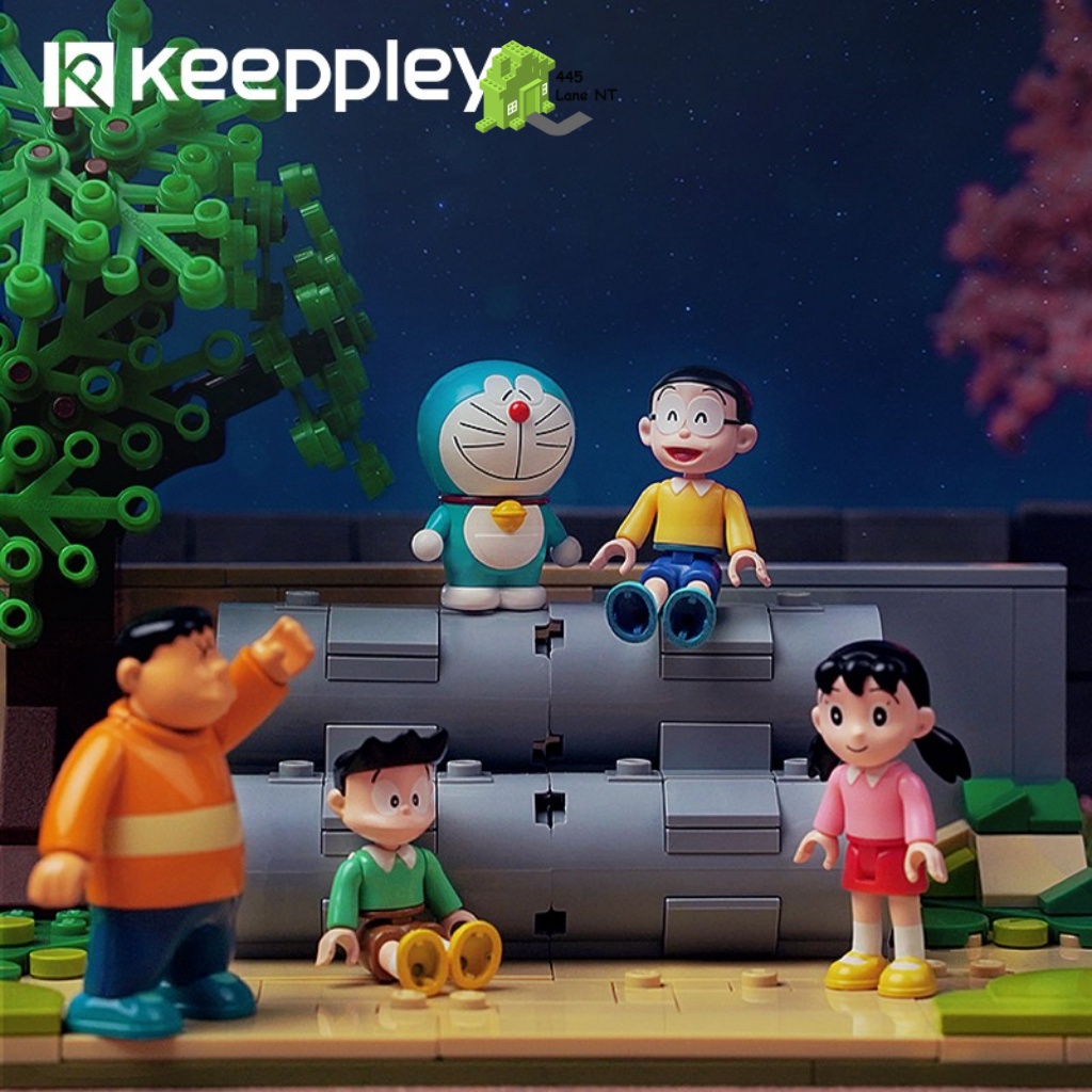 Đồ Chơi Lắp Ráp Qman Keeppley 20409 Sân Chơi Của Doraemon Nobita Cho Trẻ Từ 6 Tuổi