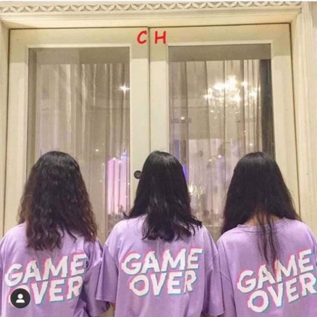 CHUYÊN SỈ Áo tím GAME OVER phản quang ngắn tay C&H MT