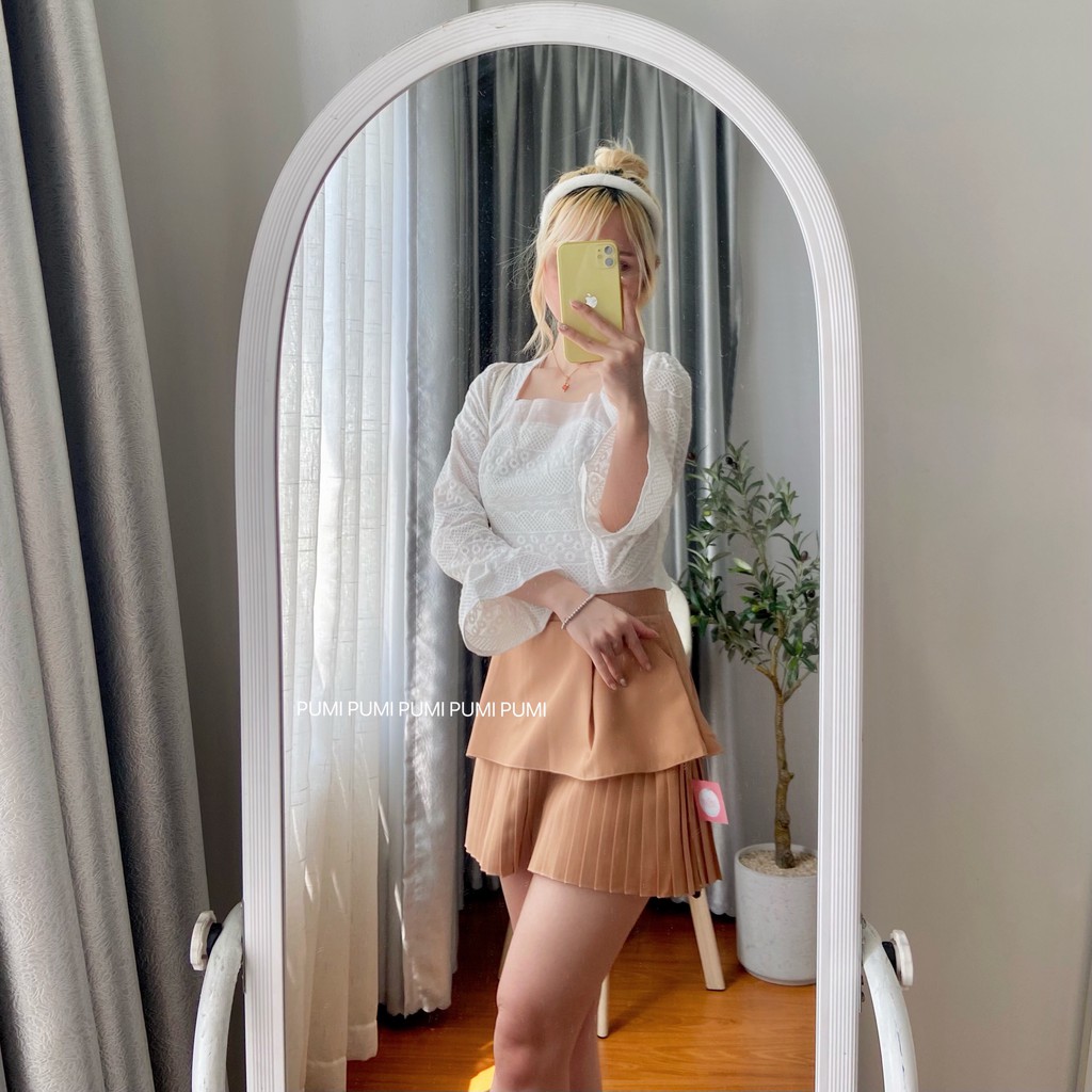 [Mã FAXANH55 giảm 10K đơn 50K] Chân váy tầng ngắn - Pumi | BigBuy360 - bigbuy360.vn