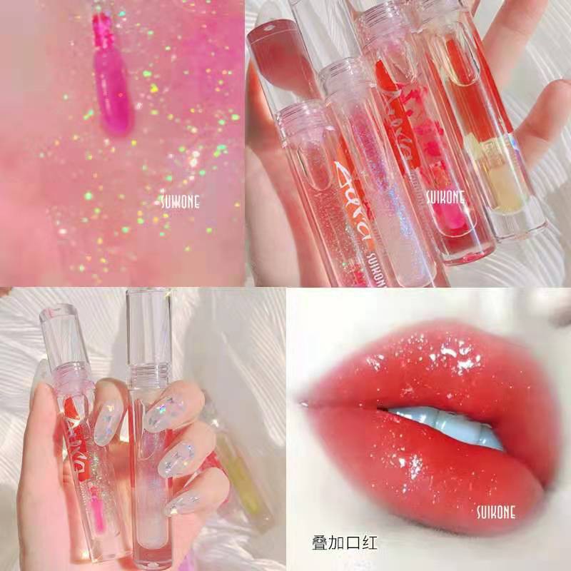 (Hàng Mới Về) Son Bóng Trong Suốt Dưỡng Ẩm Suikone | BigBuy360 - bigbuy360.vn