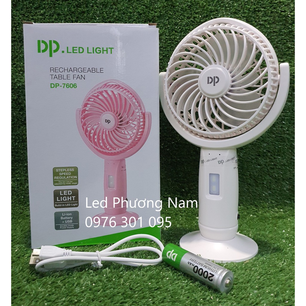 Quạt sạc mini cầm tay DP-7606 / DP-7633 / FN01