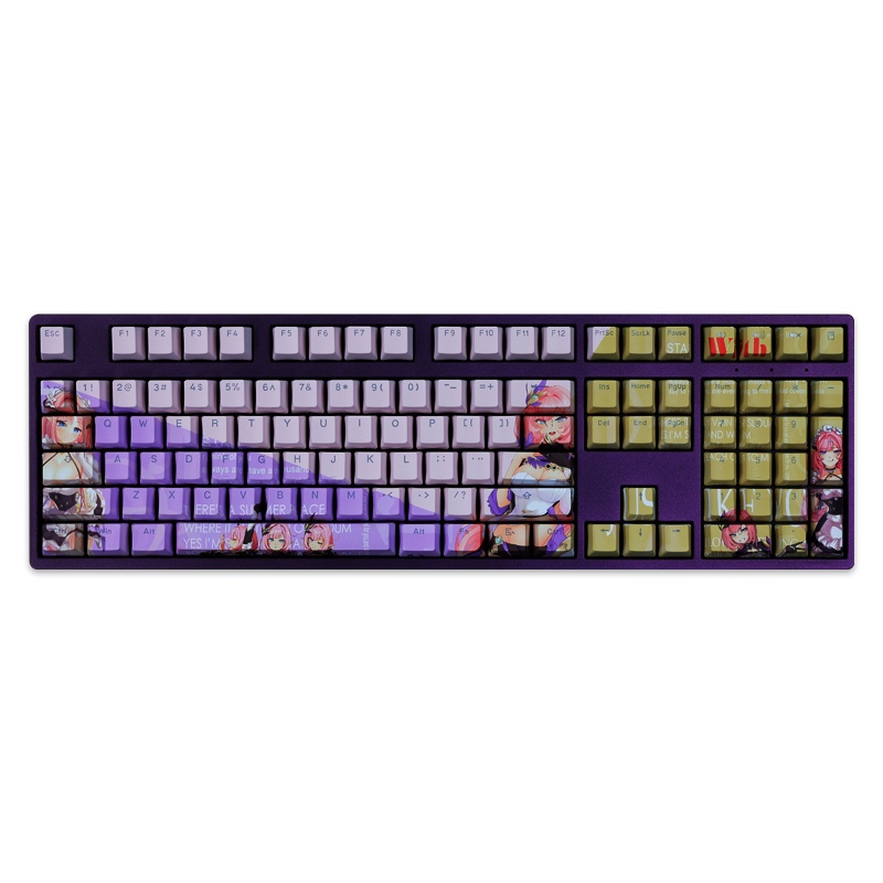 Elysia Keycaps OEM Profile Honkai Impact 3 Anime PBT Dye Sub Bàn phím cơ học Keycap