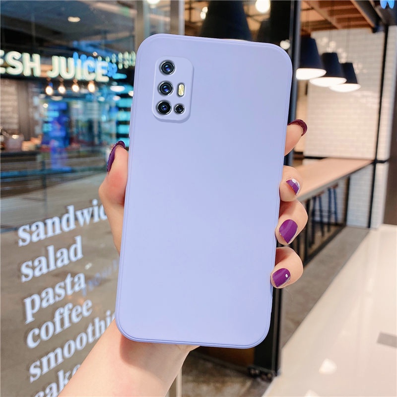 Ốp Điện Thoại TPU Silicon Mềm Bảo Vệ Camera Màu Macaron Cho Vivo 1919 V17 V19 NEO V19
