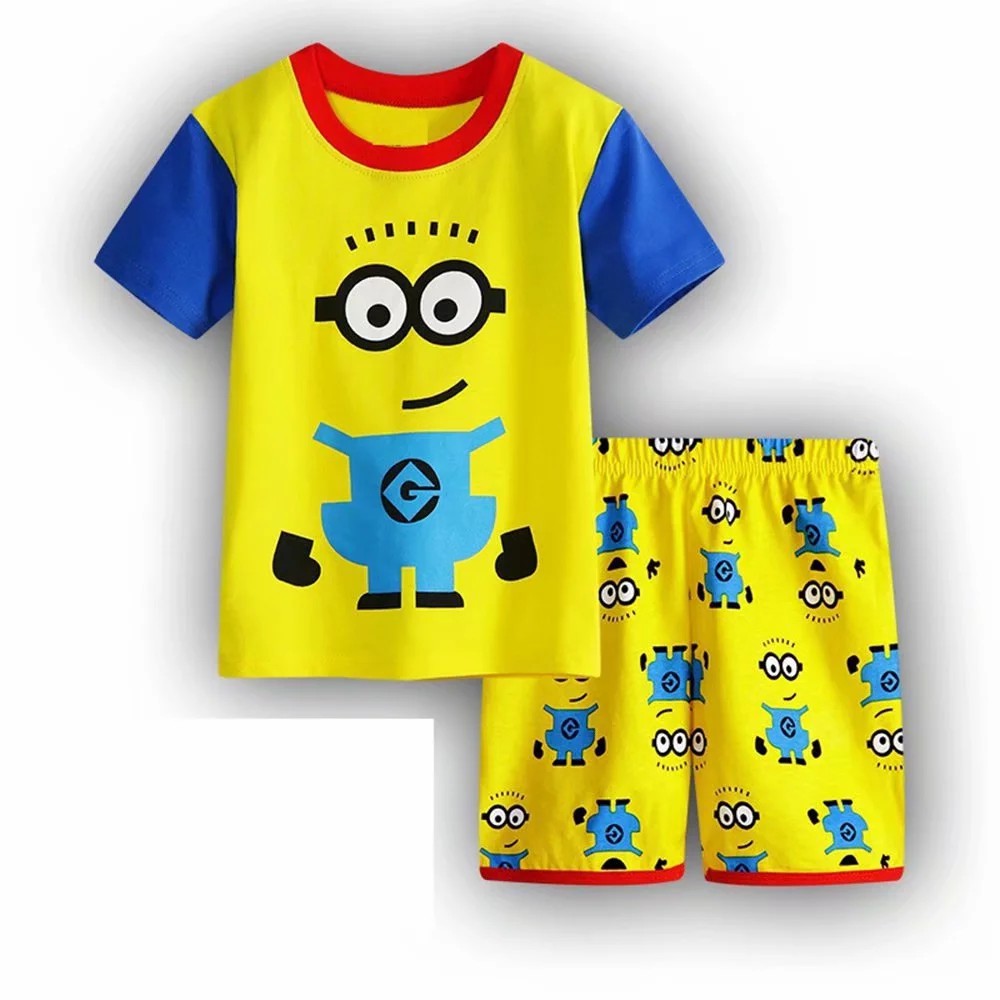 Bộ đồ ngủ hoạt hình Minion dễ thương cho bé gái