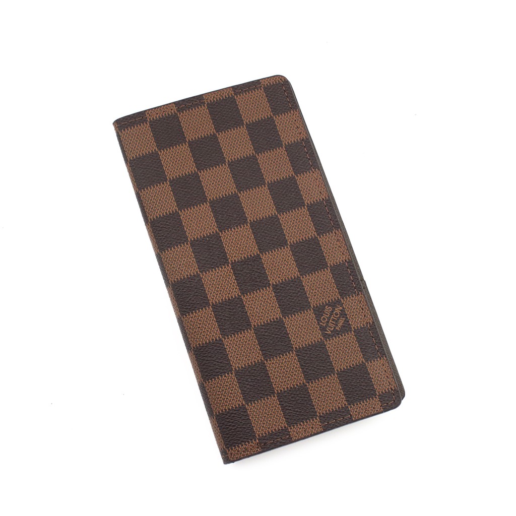 ⚡Hot Deal⚡ Ví cầm tay caro nâu - Gập caro nâu