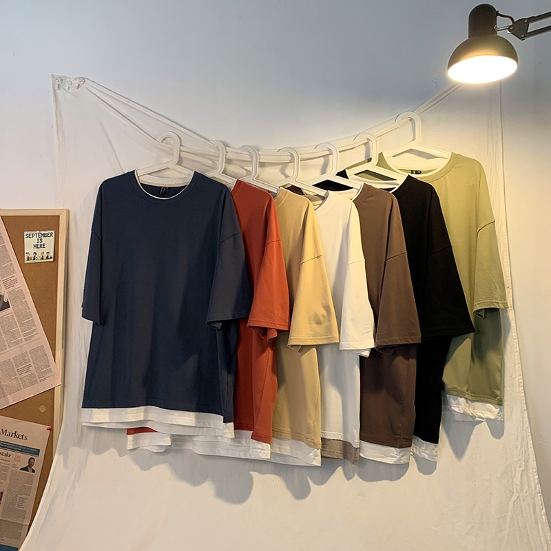 Áo Thun Tay Ngắn Phong Cách Hong Kong Cá Tính | BigBuy360 - bigbuy360.vn