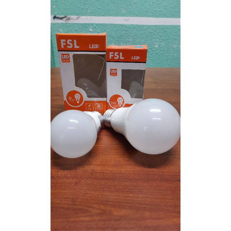 Bóng đèn led bulb bóng tròn 3W /9W bầu kín  FSL tiết kiệm điện /siêu sáng /hàng chính hãng
