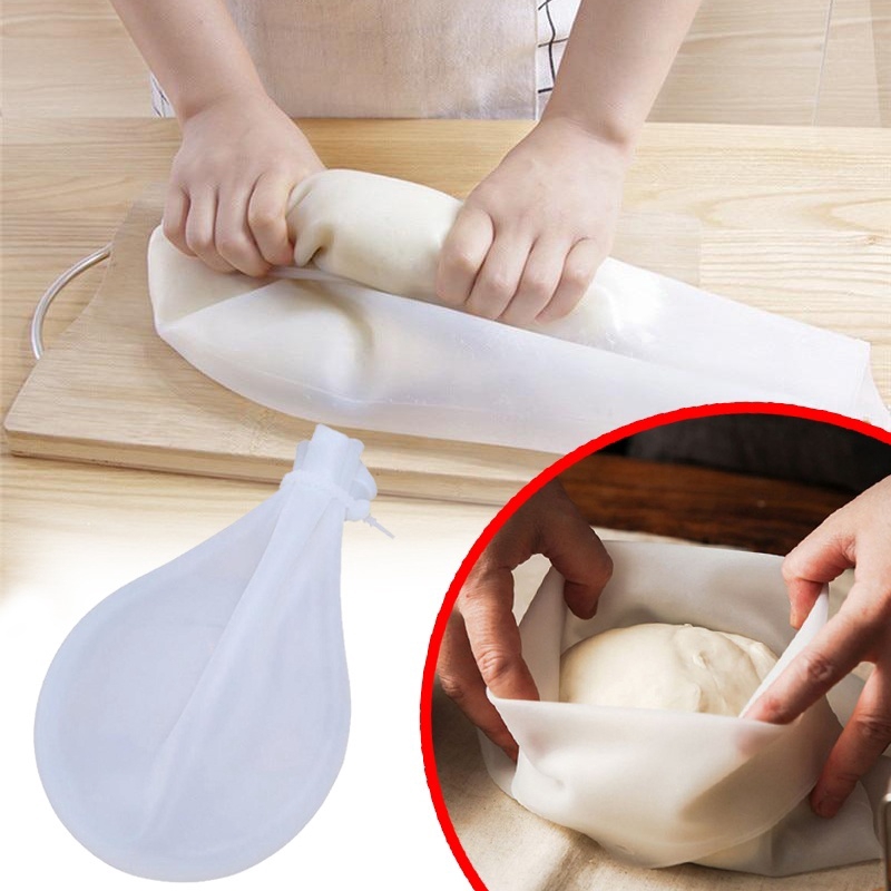 1 Bộ Túi Nhào Bột Bằng Silicone