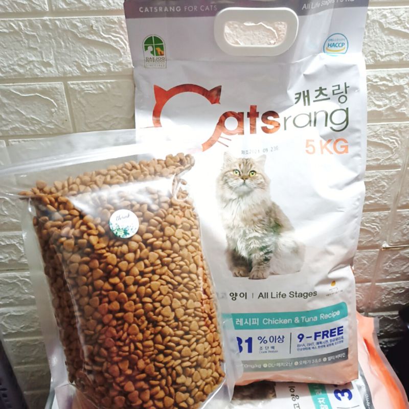 Thức Ăn Hạt Cho Mèo Catsby, Cat rang Hàn Quốc Túi 1kg