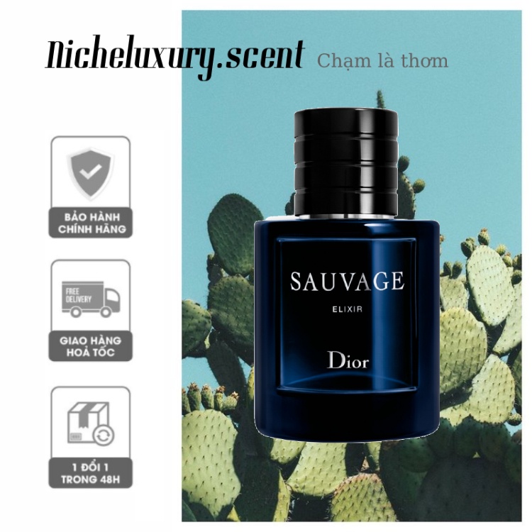 🅽🅸🅲🅷🅴 - Nước Hoa Nam Dior Sauvage Elixir - 10ml