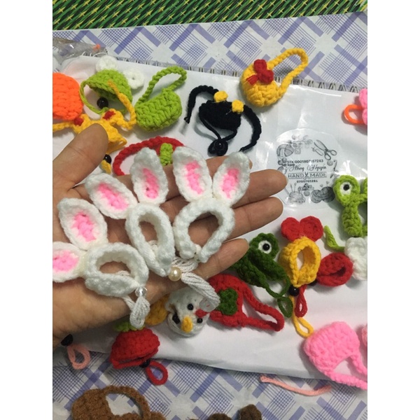 Mũ tai thỏ cho hamter.chột lang,sóc