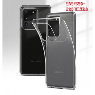 Ốp lưng silicon dẻo trong suốt Samsung S20, S20 Plus, S20 Ultra