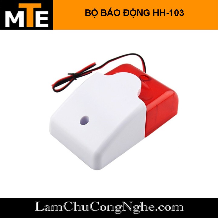 Còi báo động và nháy đèn 12V HH-103 siêu nhanh nhạy