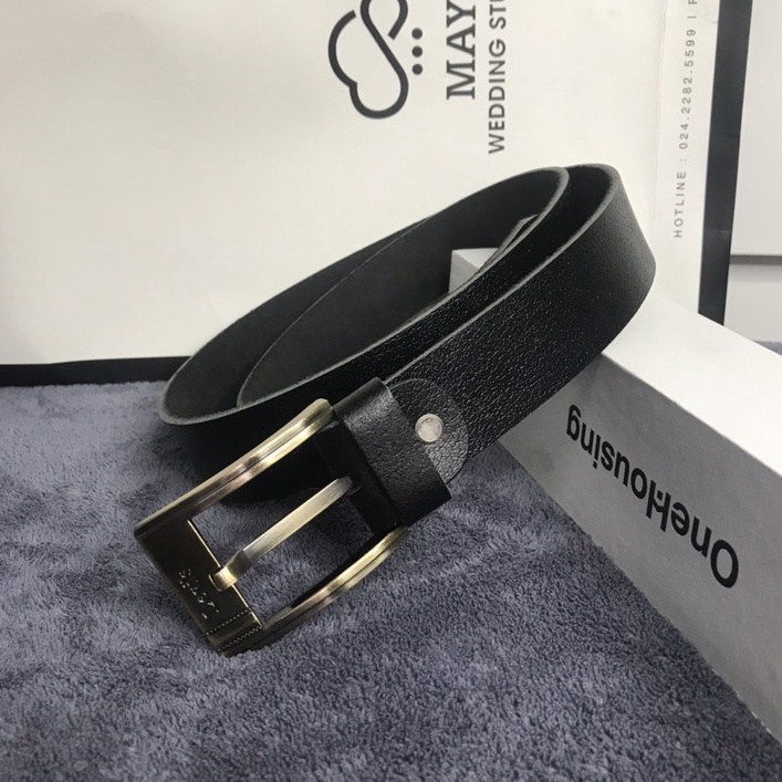 Thắt lưng nam da thật khoá kim