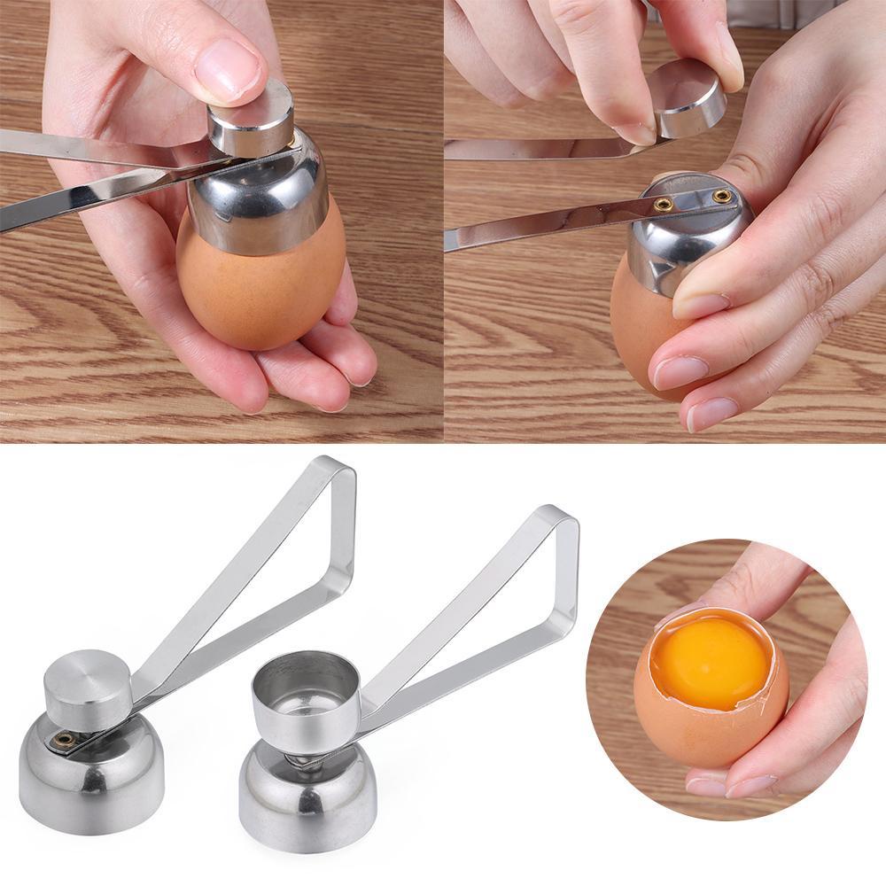 Kéo Inox Cắt Trứng Hai Đầu Tiện Dụng Cho Nhà Bếp