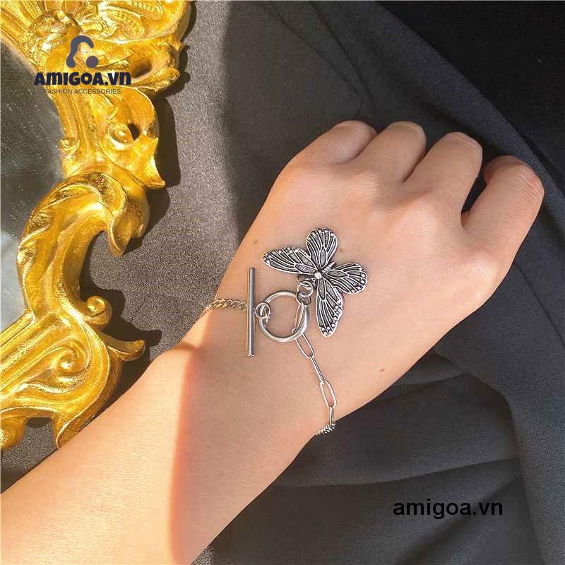 ✨✨Dây chuyền mặt bươm bướm nam nữ móc treo vòng cổ