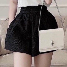 Quần short đũi thời trang nữ vải đũi hoa hồng cao cấp 3 màu cực xinh, sang chảnh đi biển, đi chơi | BigBuy360 - bigbuy360.vn