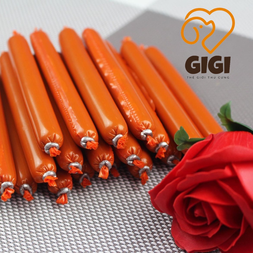 Xúc xích thanh 15g cho chó mèo Bioline thơm ngon bổ sung dinh dưỡng cho thú cưng - GiGi Pet Shop