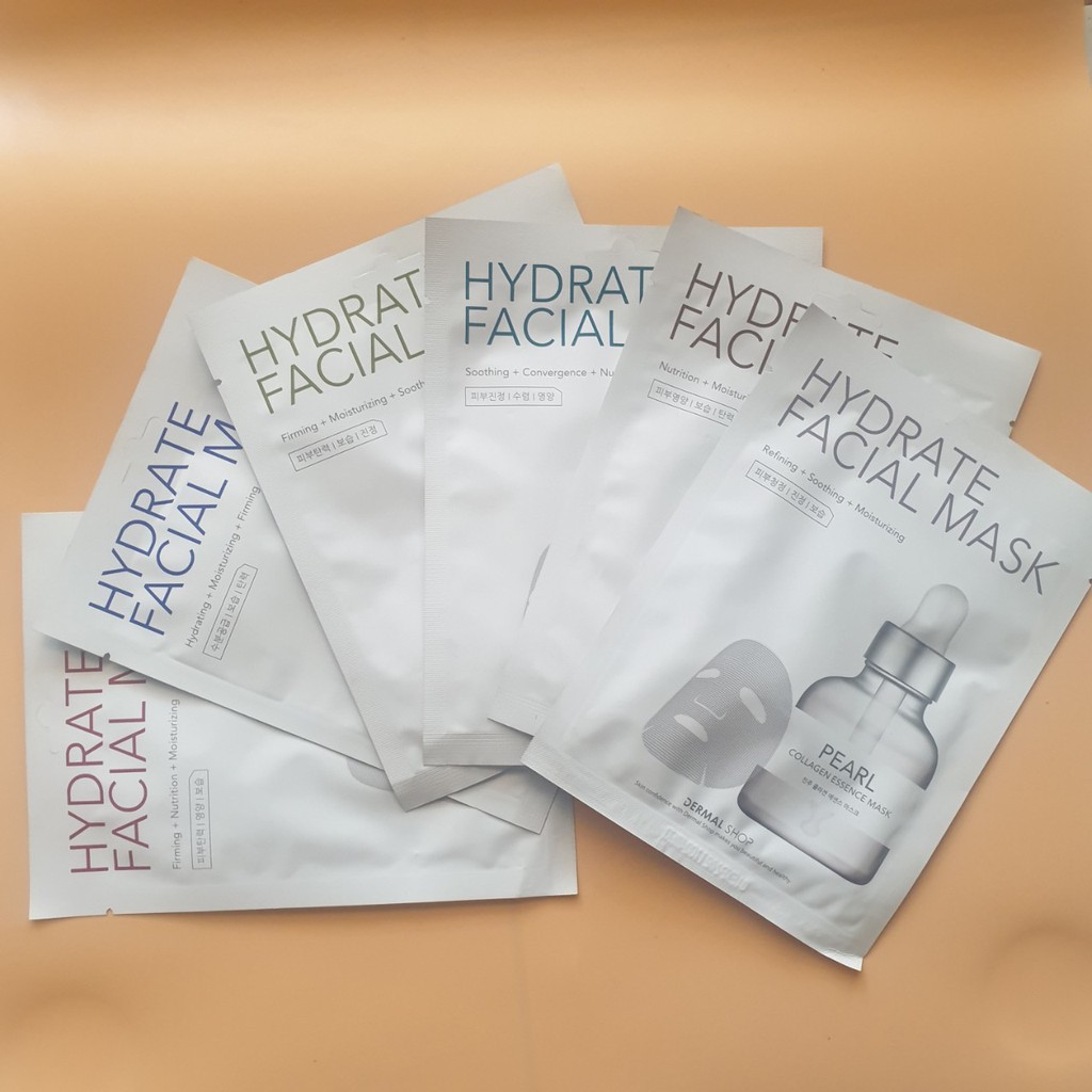 [Phiên bản cao cấp] Mặt Nạ Dưỡng Da Chống Lão Hóa Dermal Collagen Hydrate Facial Mask Royal Jelly