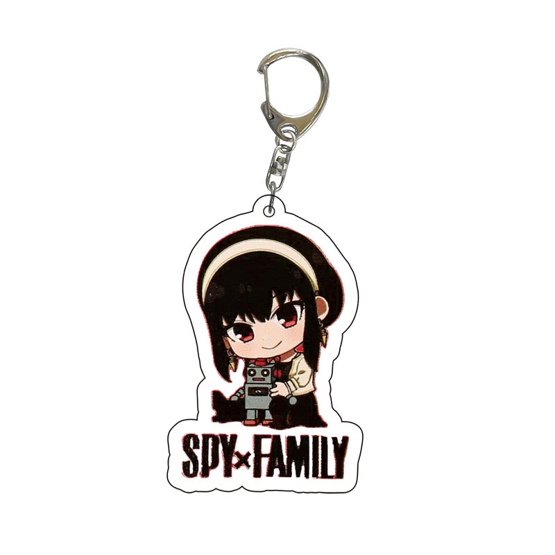 Móc Khóa Nhựa Acrylic Hình Nhân Vật Anya Yor Forger Twilight Trong Anime SPY×FAMILY