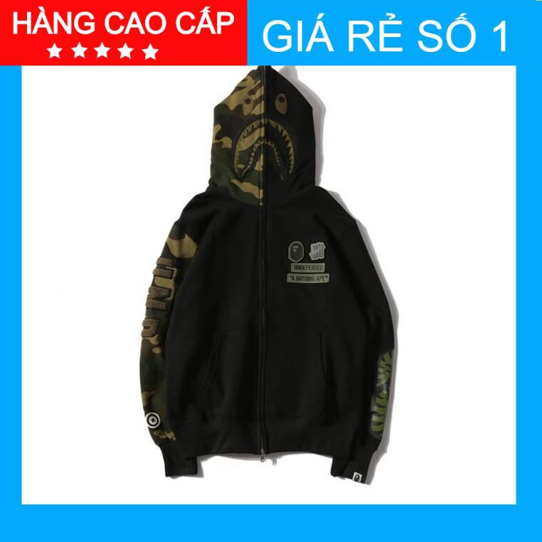 ⚡️[Freeship - Full Tag Túi]⚡️ Áo Jacket Bape X Undefeated, Áo Hoodie Bape X Undefeated,Áo khoác Bape