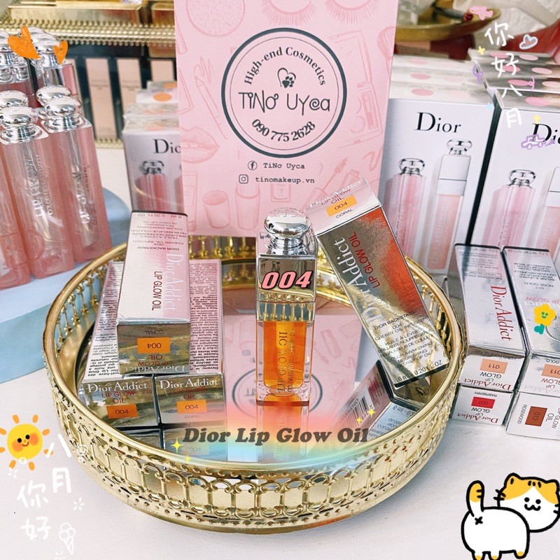 SON DƯỠNG DIOR LIP GLOW OIL FULLBOX/UNBOX 001,004,007,012,015,000