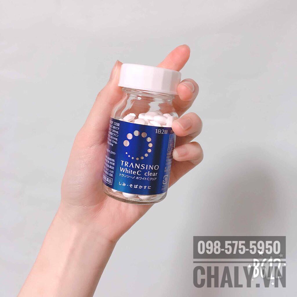 Viên uống trắng da giảm nám Transino White C Clear Nhật Bản