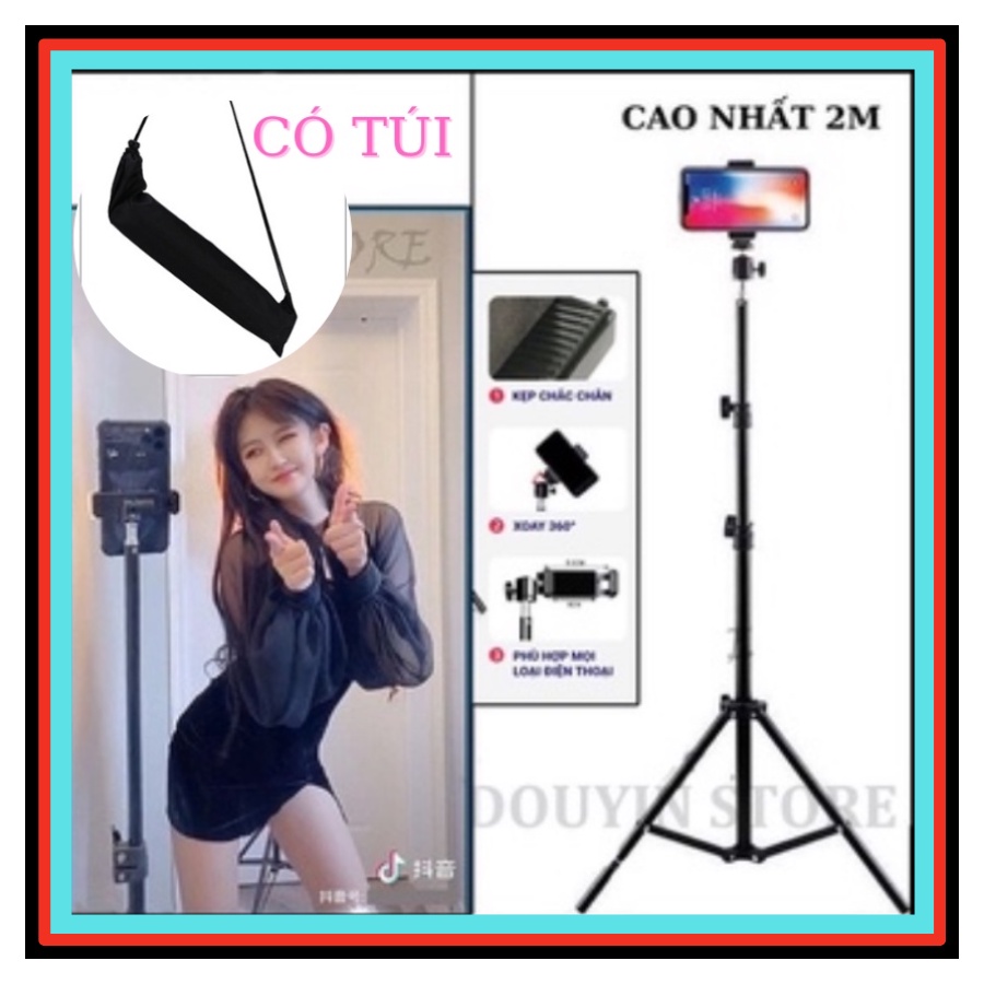 Gậy livestream , quay tiktok ,quay video, chụp ảnh loại XỊN loại TỐT