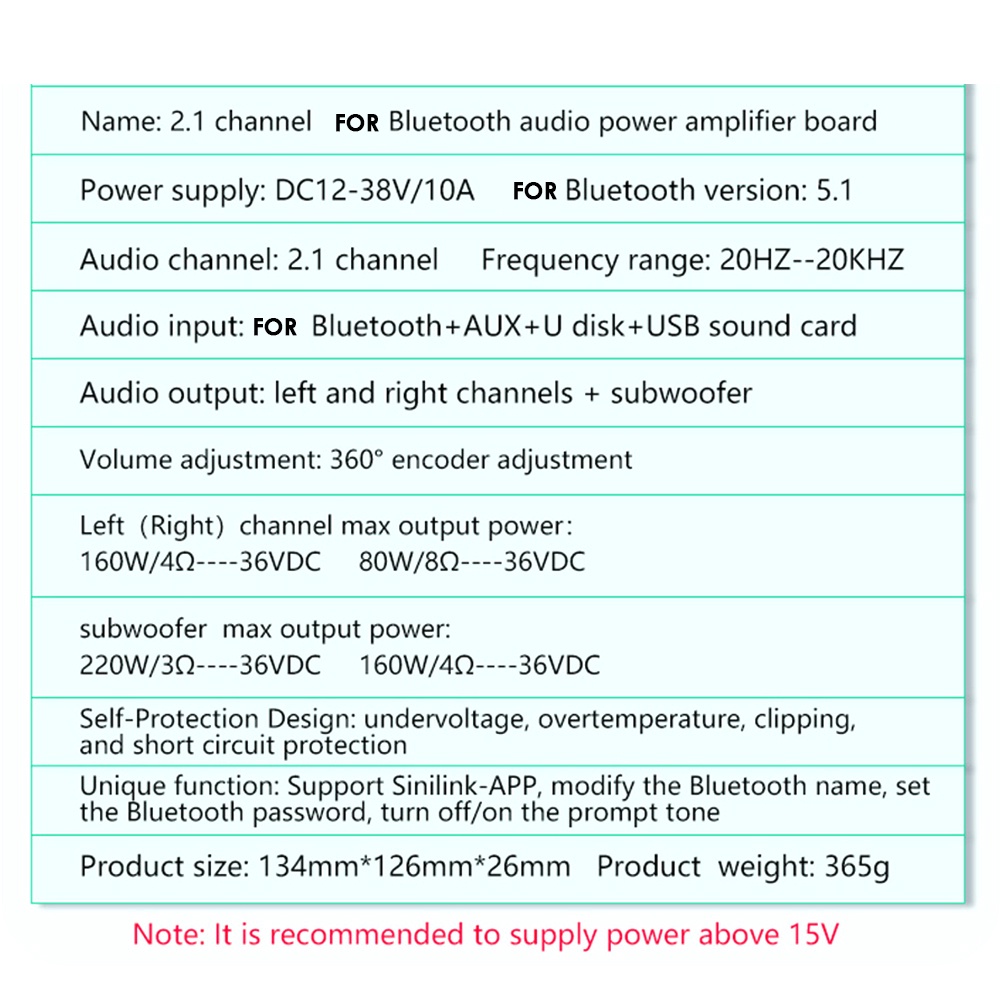 DIYMORE XY-S220H bluetooth 2.1 Bảng mạch khuếch đại âm thanh kênh TDA7498 cho loa công suất cao