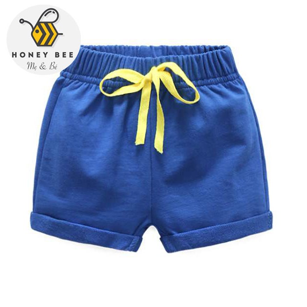 Quần short đùi cotton bé trai, bé gái WELLKIDS xuất Âu giá rẻ