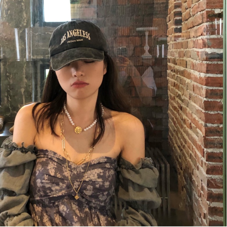 Mũ lưỡi trai thêu Los Angeles nam nữ vải bò denim nón kết đi học đi chơi thời trang đẹp rẻ phong cách học sinh sinh viên