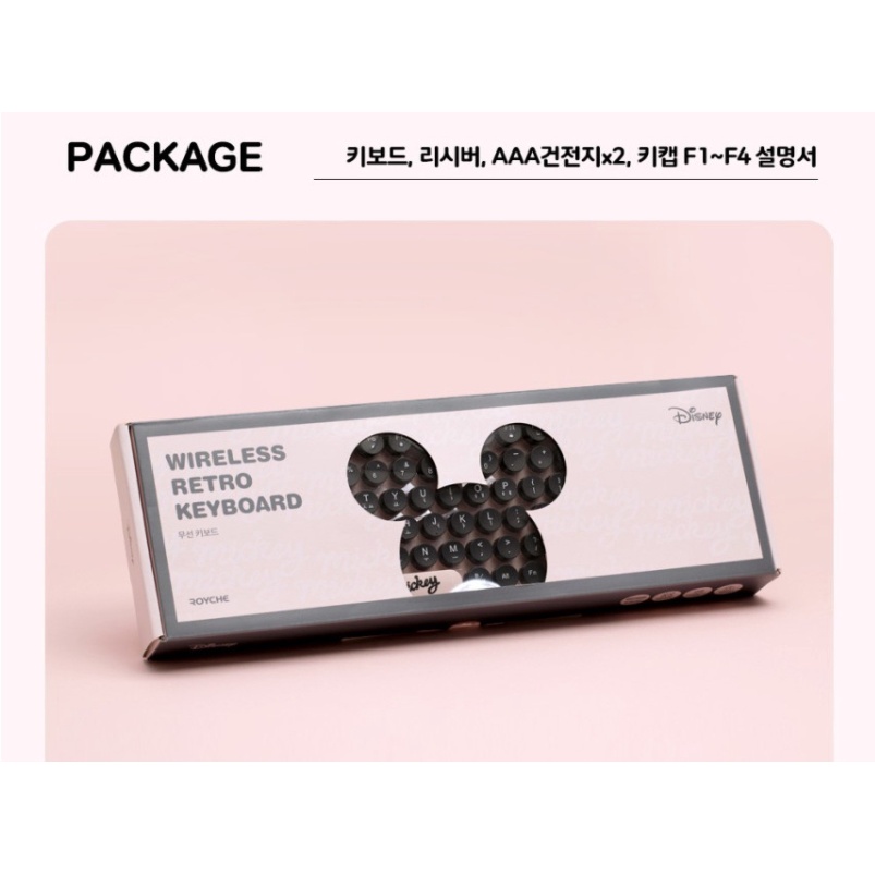 DISNEY Bàn PhíM Không Dây HìNh ChuộT mickey Dễ Thương