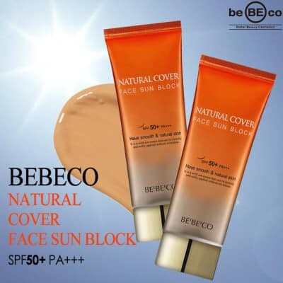 Kem chống nắng BEBECO NATURAL COVER FACE SUN BLOCK.
