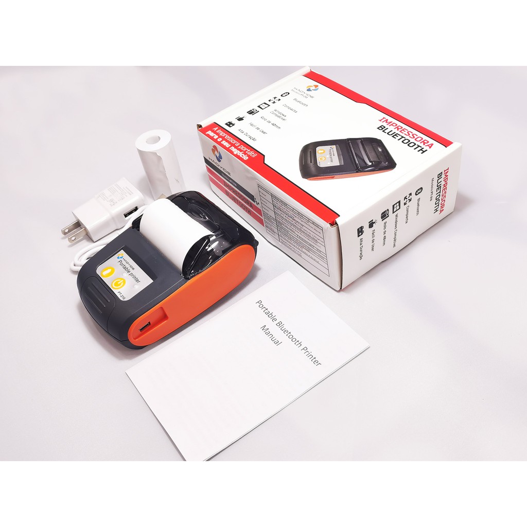 Máy in nhiệt POS PT-210 (BH 6T) Bluetooth Chính hãng  Full BOX Sử dụng để in bill kết nối điện thoại Androind (BH 6T) | BigBuy360 - bigbuy360.vn