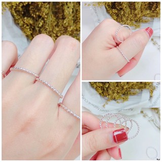 Nhẫn xoắn nữ chuẩn bạc ta