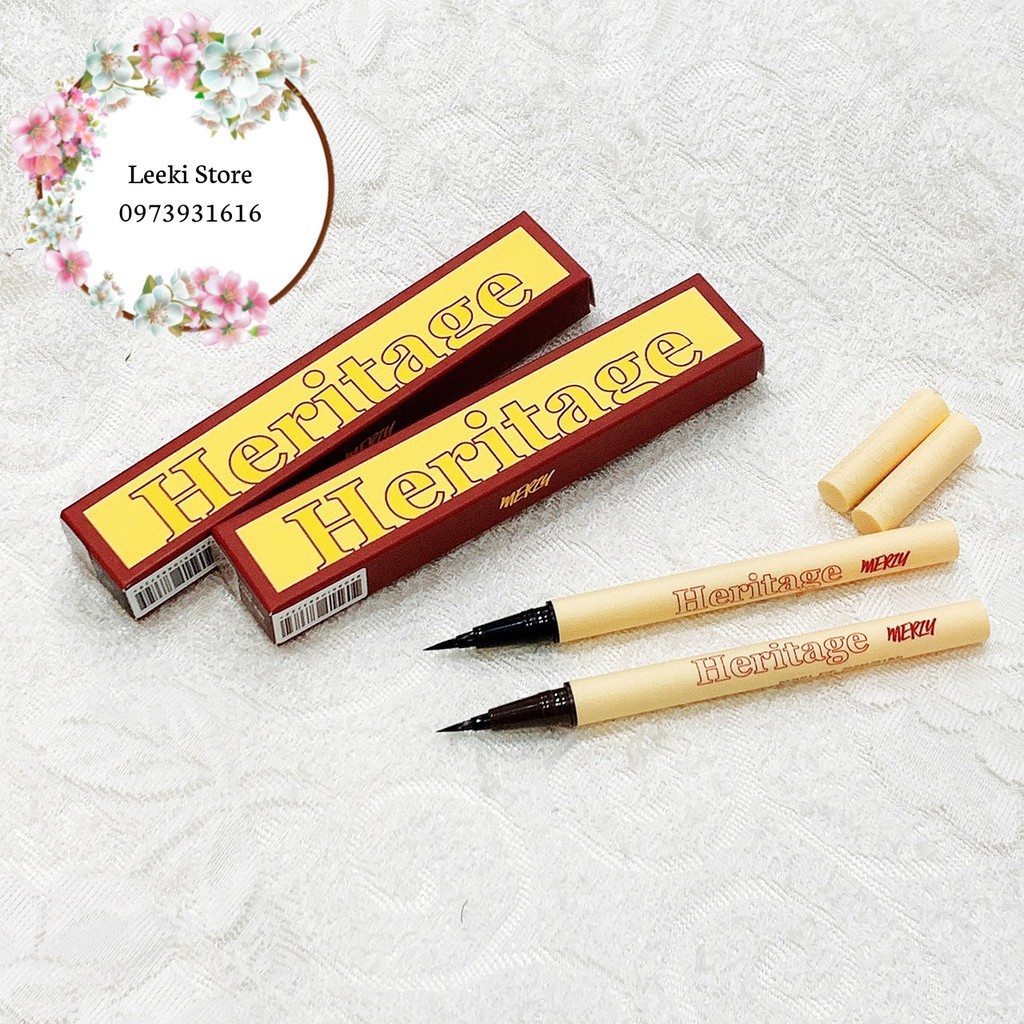 (New) Bút Kẻ Mắt Nước Merzy The Heritage Pen Eyeliner
