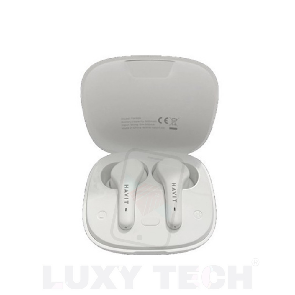 Tai Nghe TWS HAVIT TW959, Bluetooth 5.1, Độ Trễ 0.065s, Kháng Nước IPX4, Nghe Đến 20H - Chính Hãng