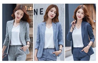 Set caro áo vest + quần dài